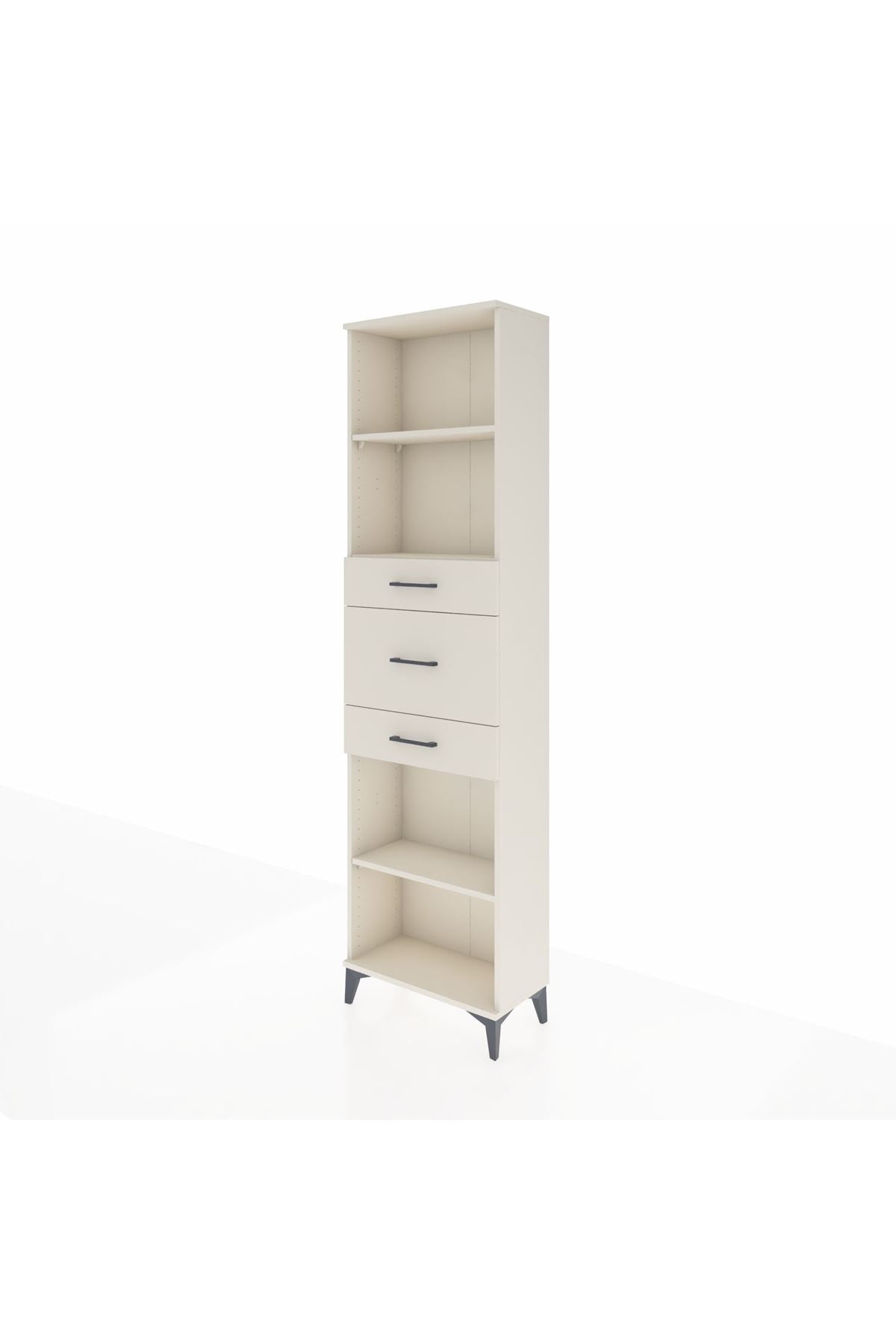 Arges Dolap 3 Raflı 3 Çekmeceli 60x30x221 - S29M231V1A