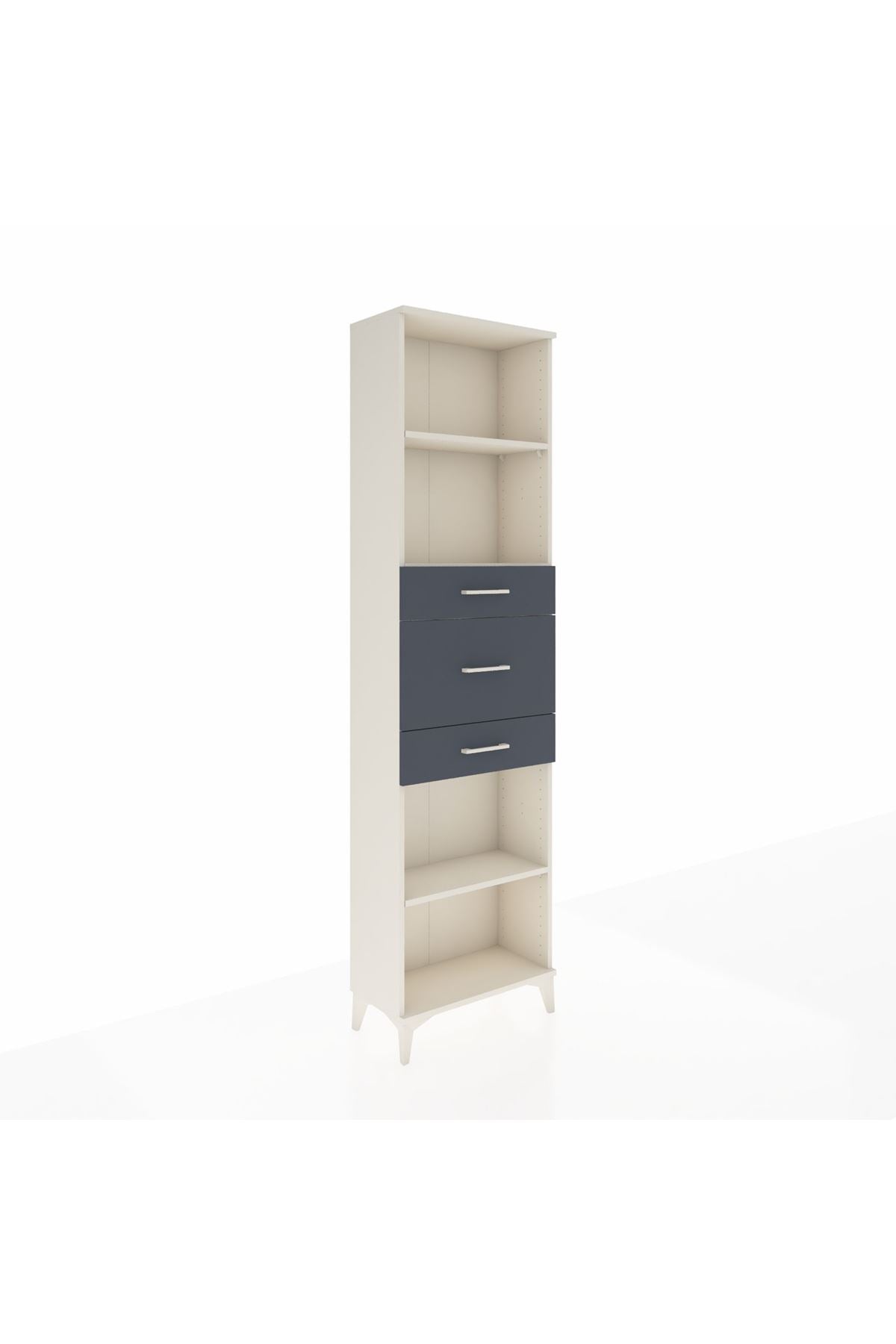 Arges Dolap 3 Raflı 3 Çekmeceli 60x30x221 - S29M231V2A