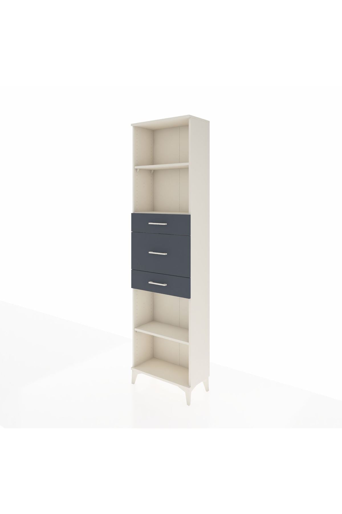 Arges Dolap 3 Raflı 3 Çekmeceli 60x30x221 - S29M231V2A