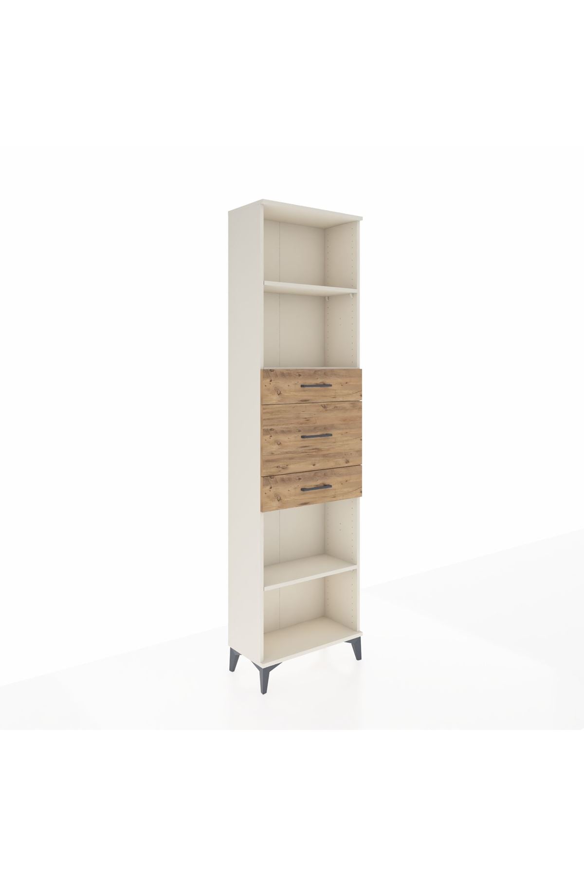 Arges Dolap 3 Raflı 3 Çekmeceli 60x30x221 - S29M231V3A