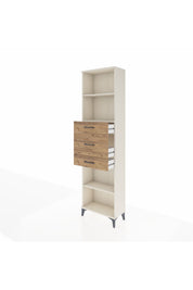Arges Dolap 3 Raflı 3 Çekmeceli 60x30x221 - S29M231V3A