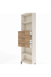 Arges Dolap 3 Raflı 3 Çekmeceli 60x30x221 - S29M231V3A