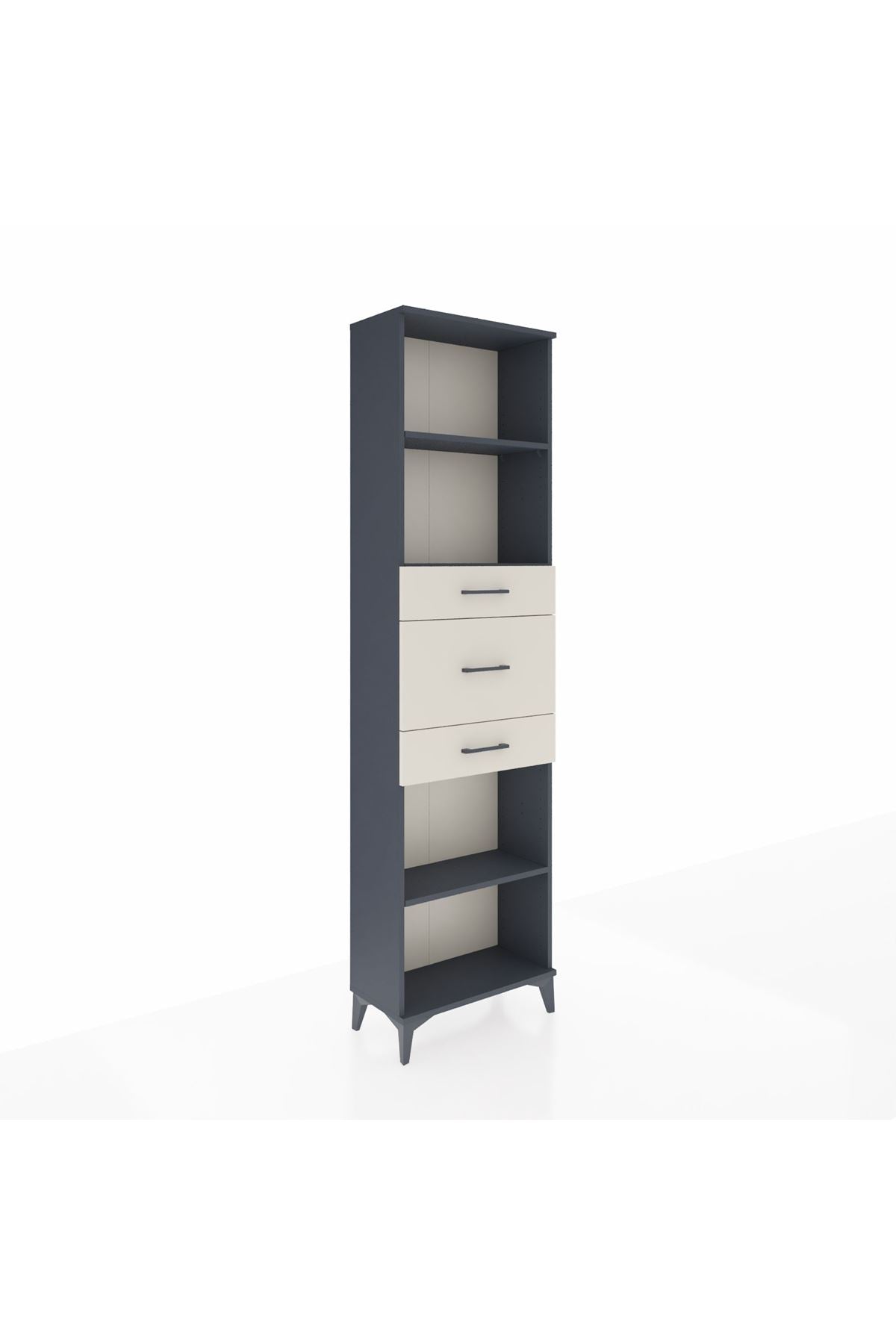 Arges Dolap 3 Raflı 3 Çekmeceli 60x30x221 - S29M231V4A