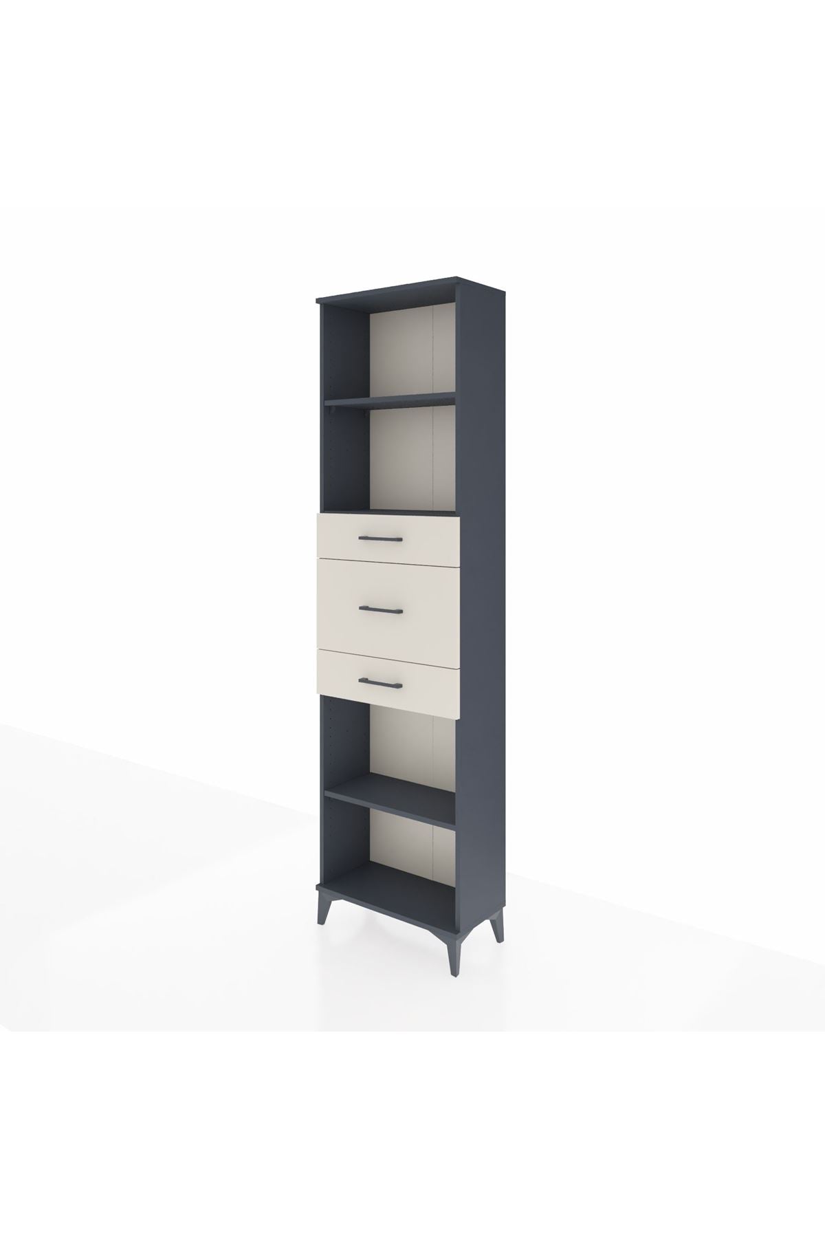 Arges Dolap 3 Raflı 3 Çekmeceli 60x30x221 - S29M231V4A