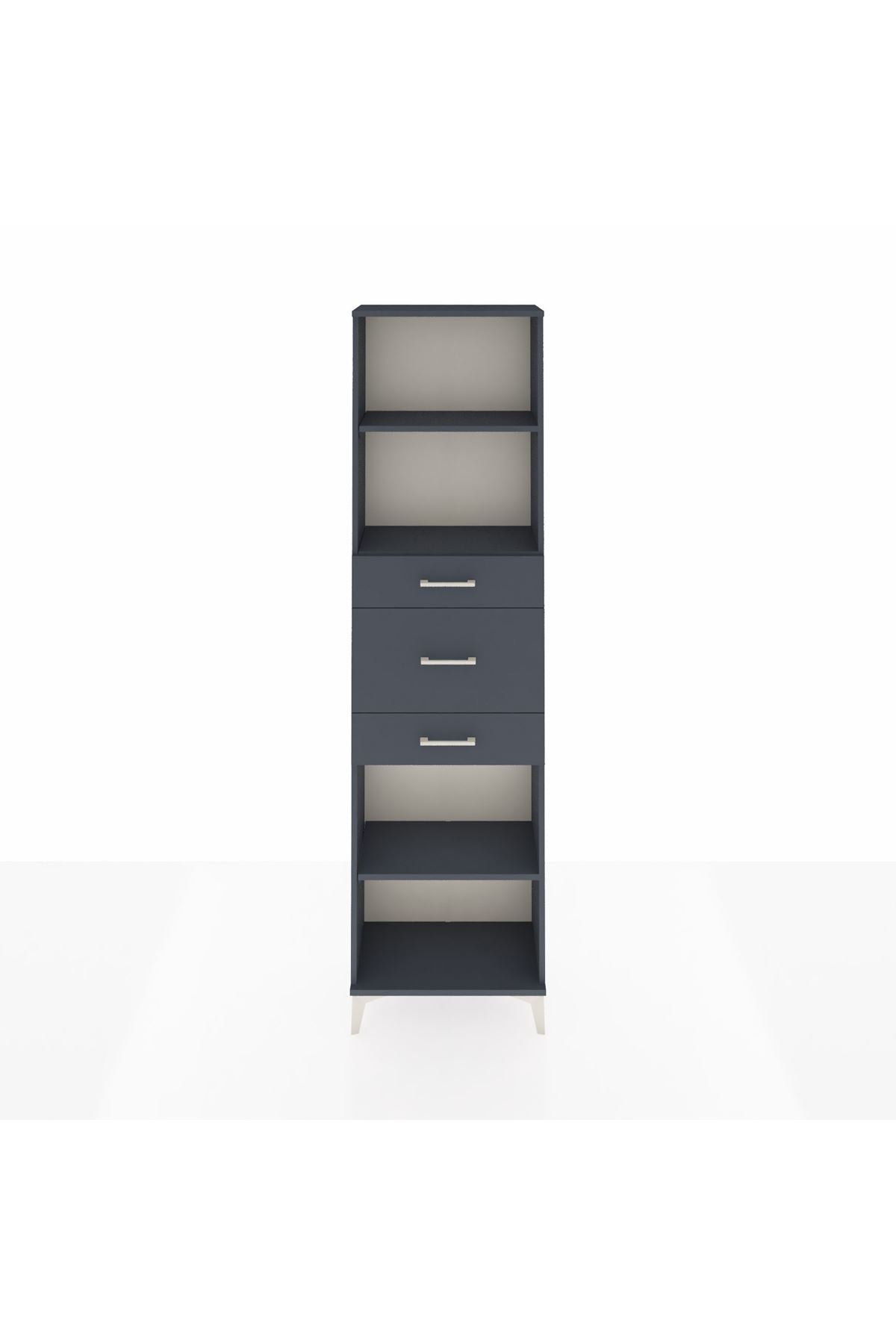Arges Dolap 3 Raflı 3 Çekmeceli 60x30x221 - S29M231V5A