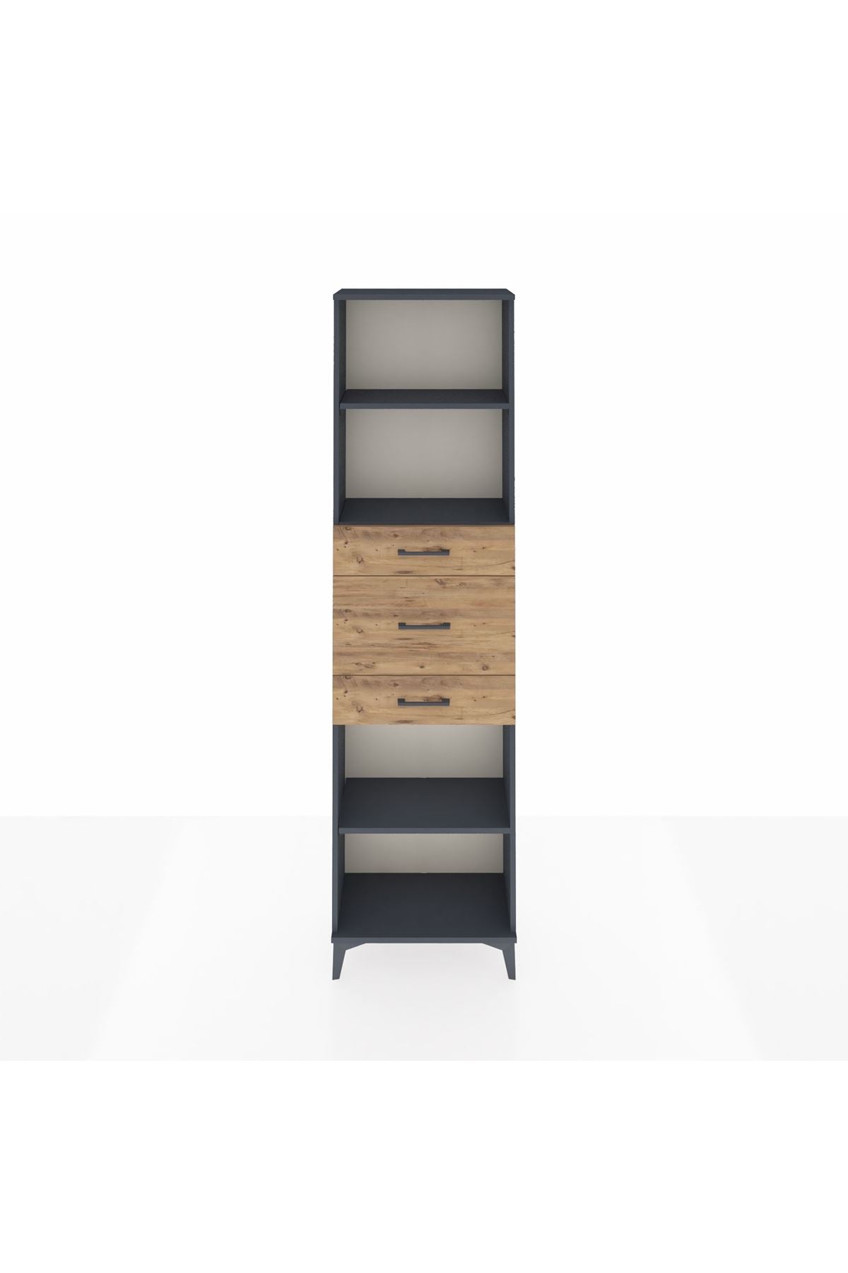 Arges Dolap 3 Raflı 3 Çekmeceli 60x30x221 - S29M231V6A