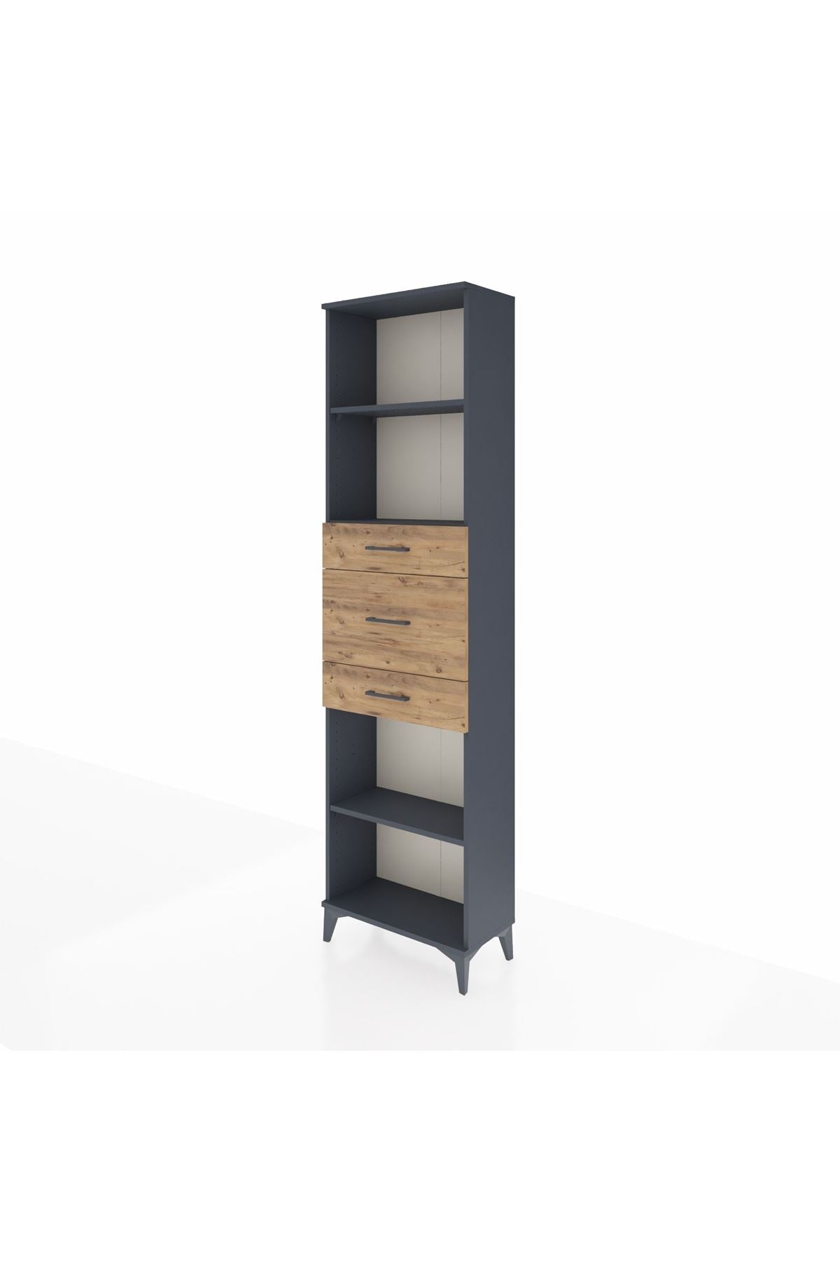 Arges Dolap 3 Raflı 3 Çekmeceli 60x30x221 - S29M231V6A