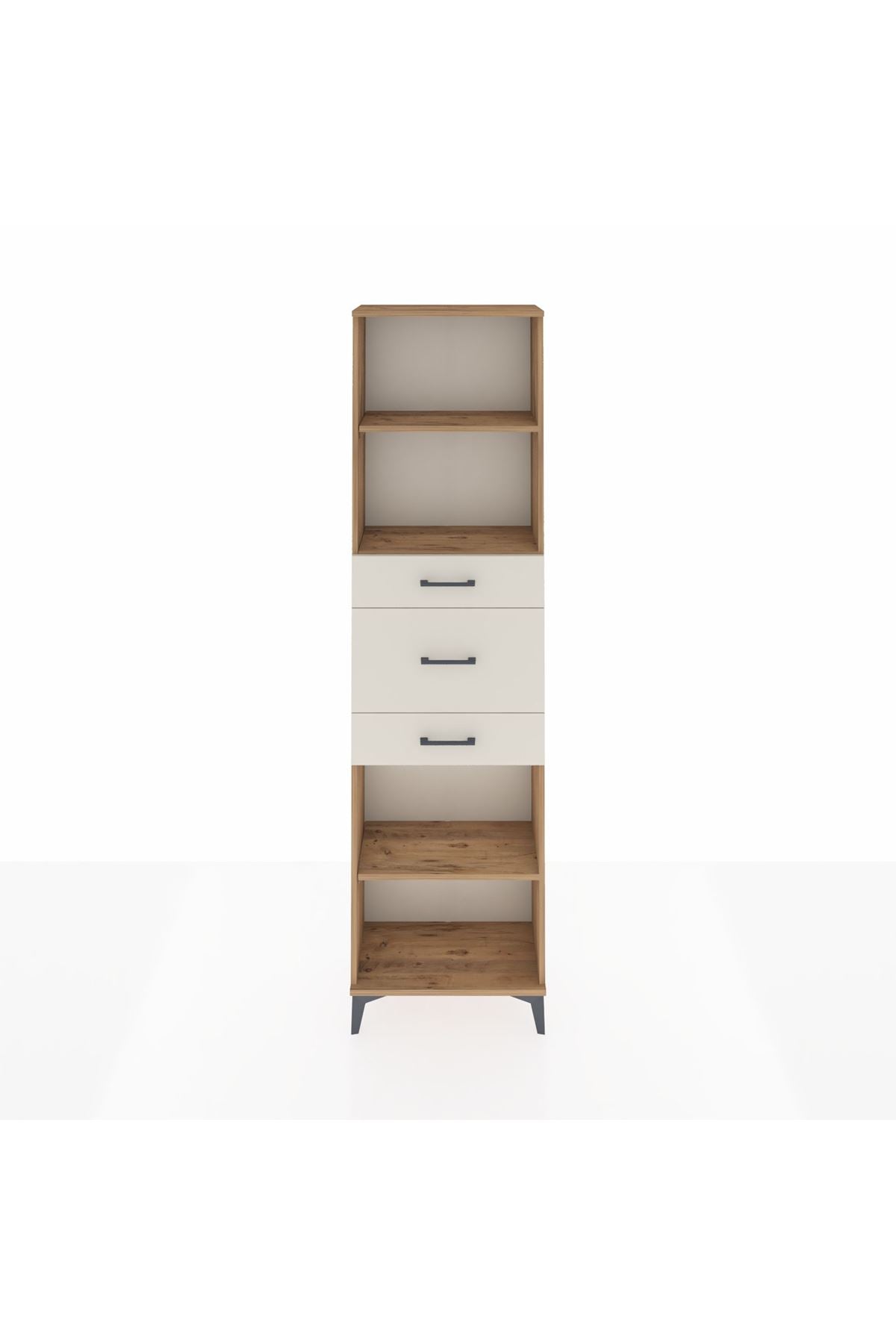 Arges Dolap 3 Raflı 3 Çekmeceli 60x30x221 - S29M231V7A