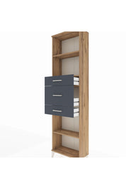 Arges Dolap 3 Raflı 3 Çekmeceli 60x30x221 - S29M231V8A