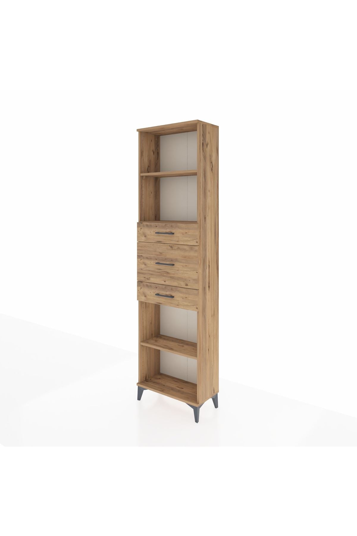 Arges Dolap 3 Raflı 3 Çekmeceli 60x30x221 - S29M231V9A