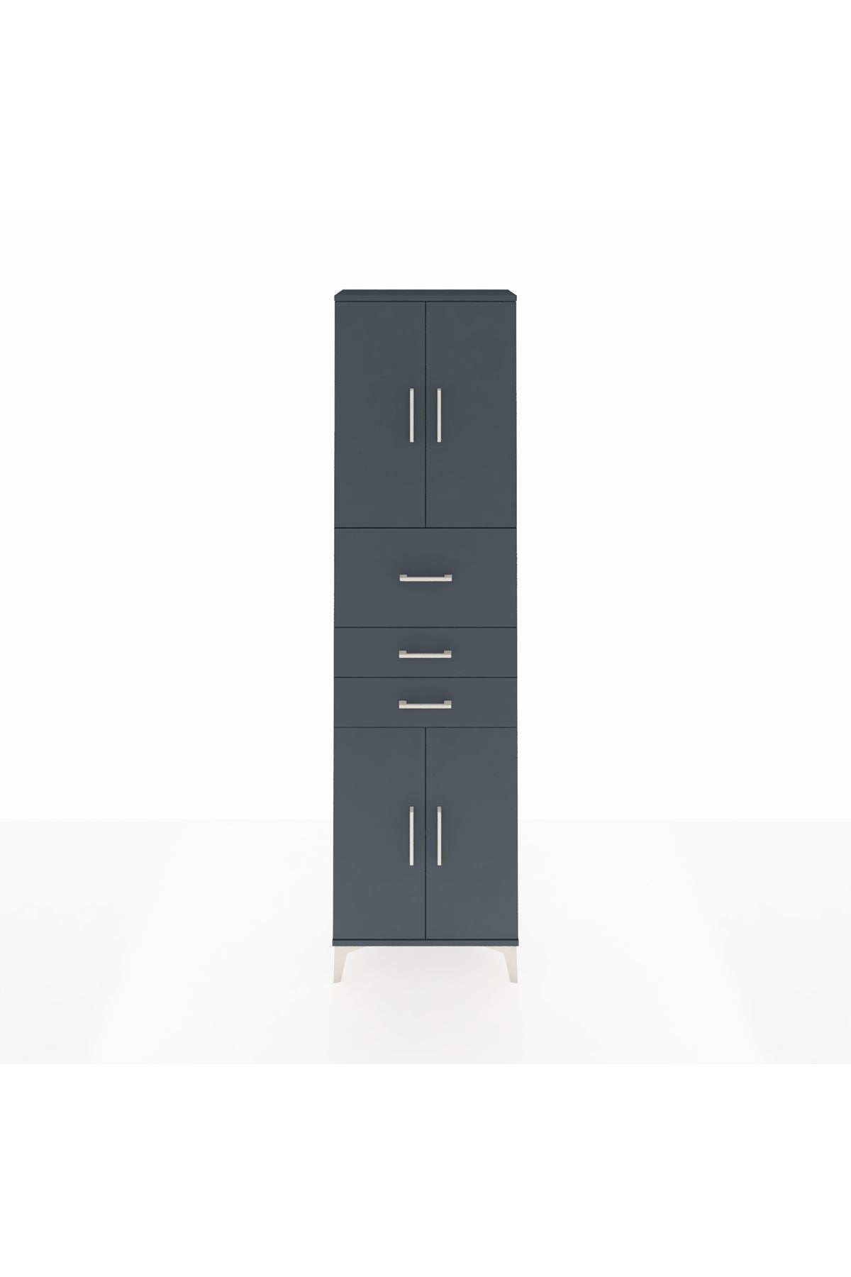 Arges Dolap 3 Raflı 3 Çekmeceli 4 Kapaklı 60x30x221 - S29M232V5A