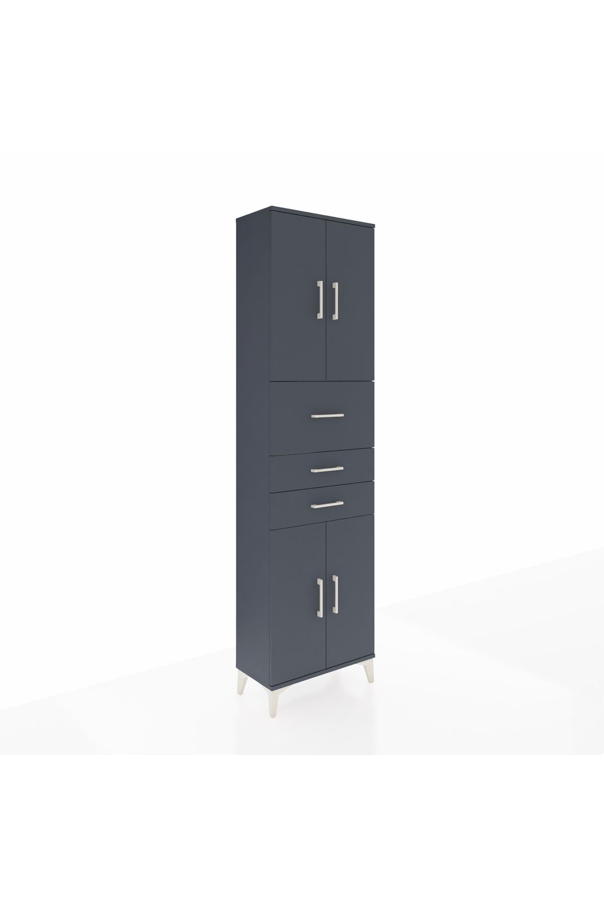 Arges Dolap 3 Raflı 3 Çekmeceli 4 Kapaklı 60x30x221 - S29M232V5A