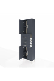 Arges Dolap 3 Raflı 3 Çekmeceli 4 Kapaklı 60x30x221 - S29M232V5A
