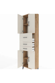 Arges Dolap 3 Raflı 3 Çekmeceli 4 Kapaklı 60x30x221 - S29M232V7A