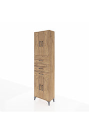 Arges Dolap 3 Raflı 3 Çekmeceli 4 Kapaklı 60x30x221 - S29M232V9A