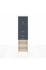 Arges Dolap 3 Raflı 3 Çekmeceli 2 Kapaklı 60x30x221 - S29M233V2A