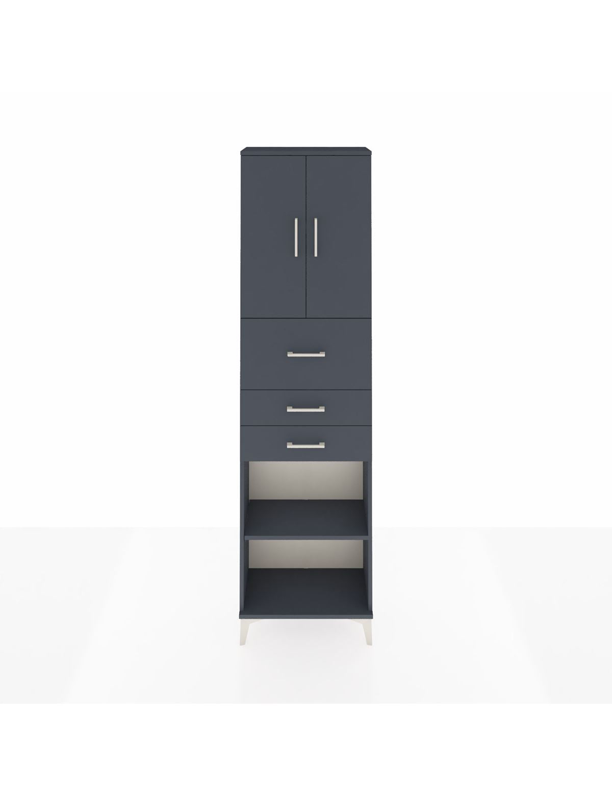 Arges Dolap 3 Raflı 3 Çekmeceli 2 Kapaklı 60x30x221 - S29M233V5A