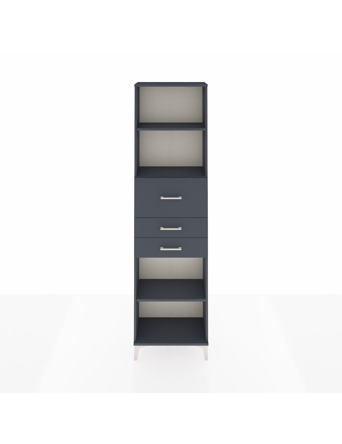 Arges Dolap 3 Raflı 3 Çekmeceli 60x30x221 - S29M235V5A
