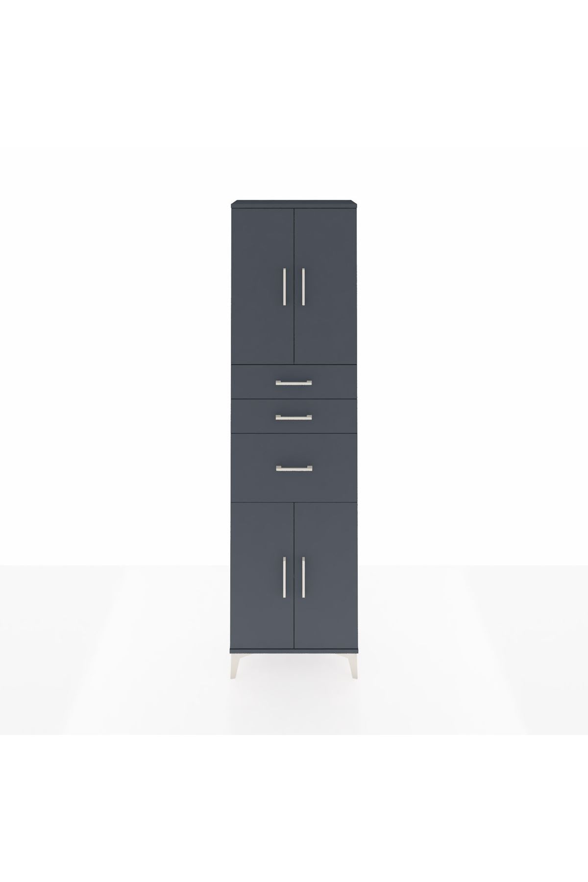 Arges Dolap 3 Raflı 3 Çekmeceli 4 Kapaklı 60x30x221 - S29M236V5A