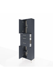 Arges Dolap 3 Raflı 3 Çekmeceli 4 Kapaklı 60x30x221 - S29M236V5A