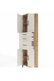 Arges Dolap 3 Raflı 3 Çekmeceli 4 Kapaklı 60x30x221 - S29M236V7A
