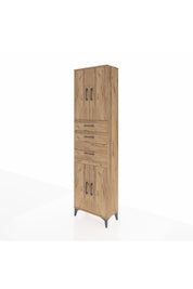Arges Dolap 3 Raflı 3 Çekmeceli 4 Kapaklı 60x30x221 - S29M236V9A