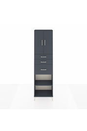 Arges Dolap 3 Raflı 3 Çekmeceli 2 Kapaklı 60x30x221 - S29M237V5A