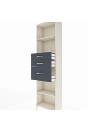 Arges Dolap 3 Raflı 3 Çekmeceli 60x30x221 - S29M239V2A