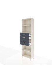Arges Dolap 3 Raflı 3 Çekmeceli 60x30x221 - S29M239V2A