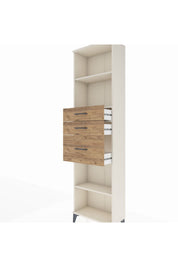 Arges Dolap 3 Raflı 3 Çekmeceli 60x30x221 - S29M239V3A