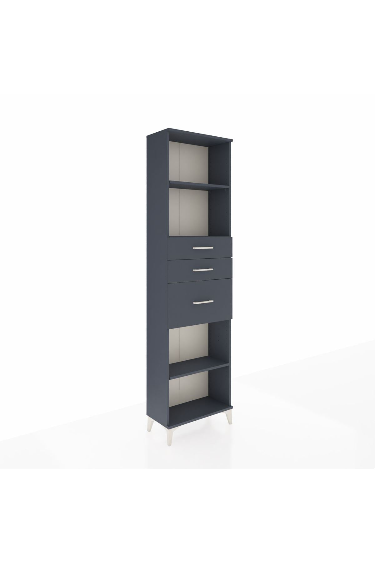 Arges Dolap 3 Raflı 3 Çekmeceli 60x30x221 - S29M239V5A