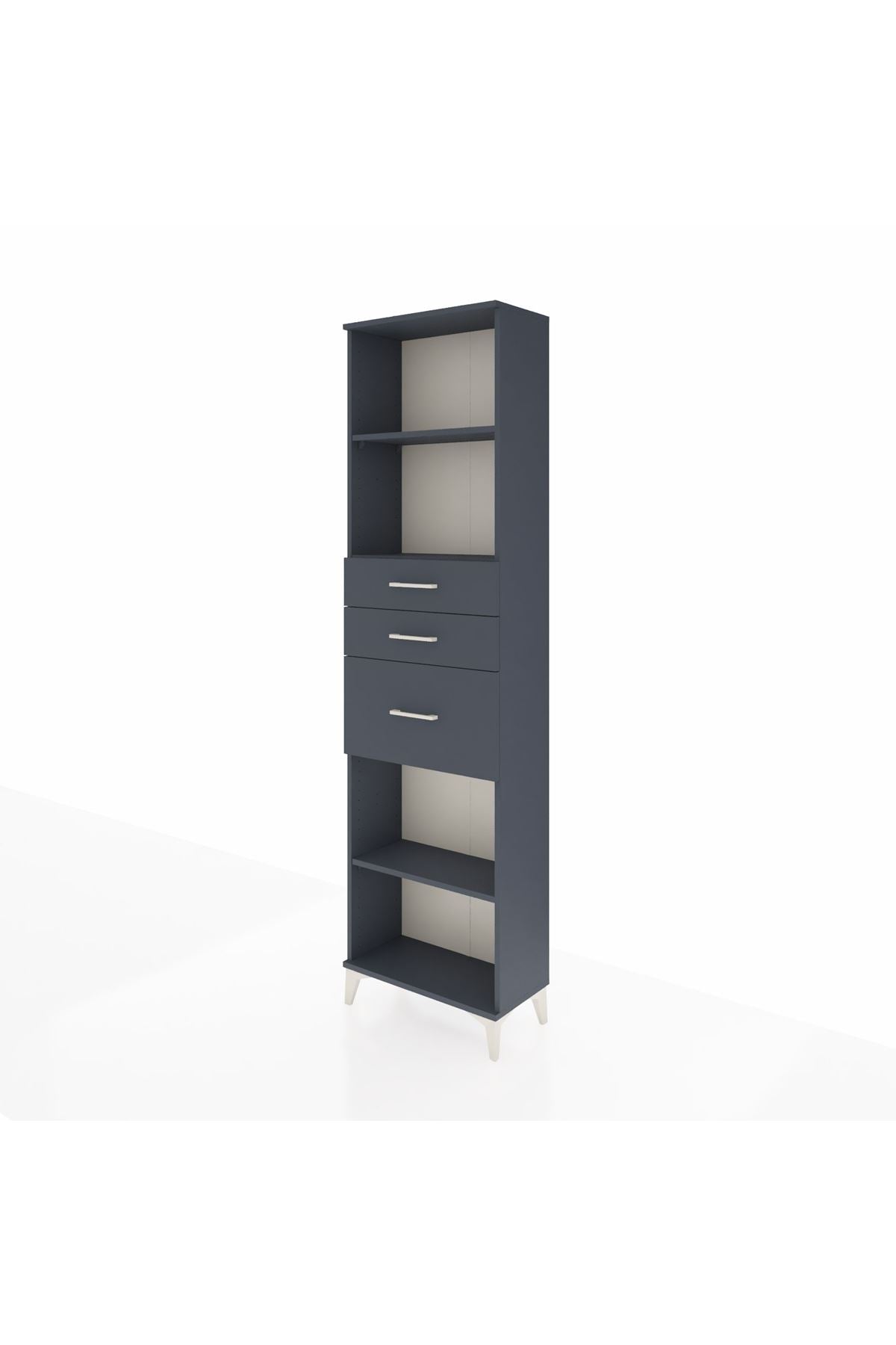 Arges Dolap 3 Raflı 3 Çekmeceli 60x30x221 - S29M239V5A