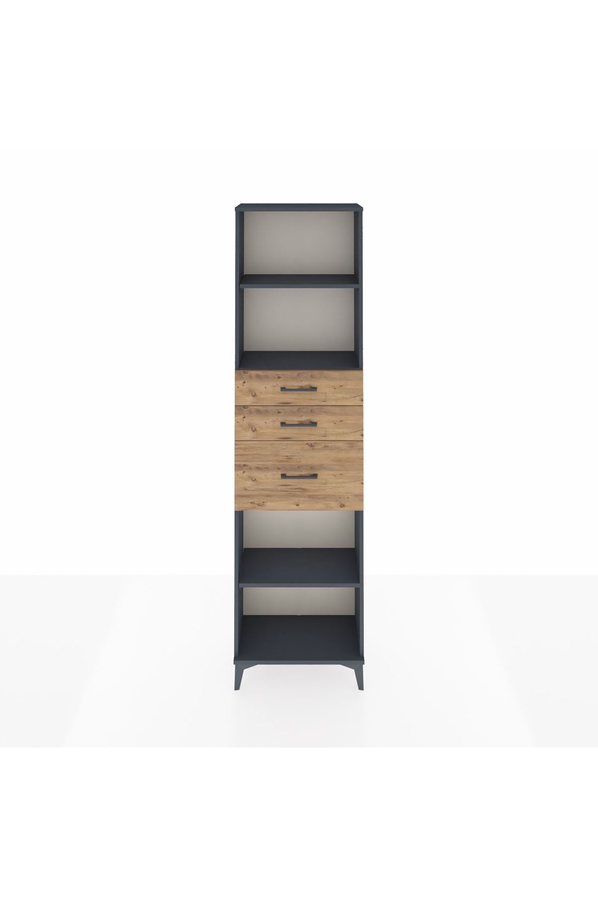Arges Dolap 3 Raflı 3 Çekmeceli 60x30x221 - S29M239V6A