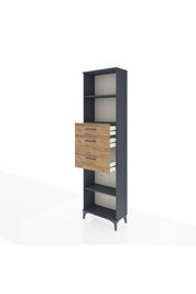 Arges Dolap 3 Raflı 3 Çekmeceli 60x30x221 - S29M239V6A