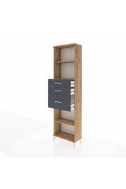 Arges Dolap 3 Raflı 3 Çekmeceli 60x30x221 - S29M239V8A