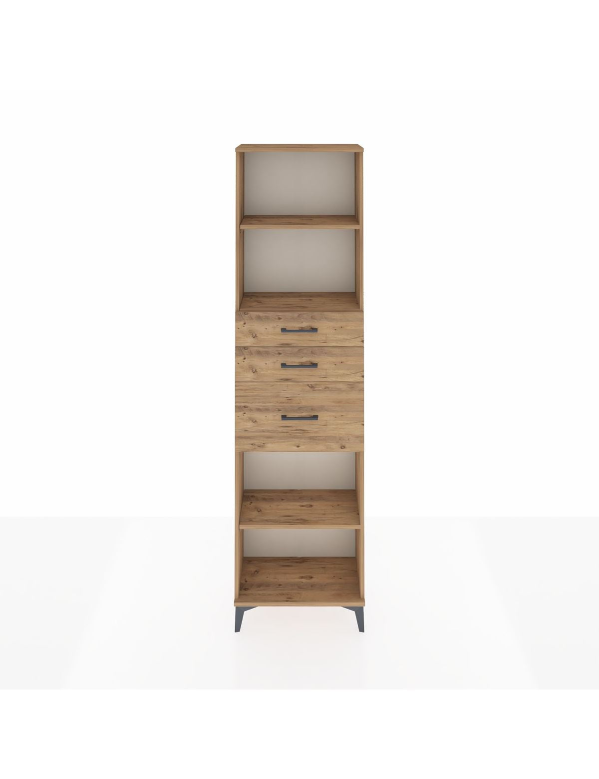 Arges Dolap 3 Raflı 3 Çekmeceli 60x30x221 - S29M239V9A