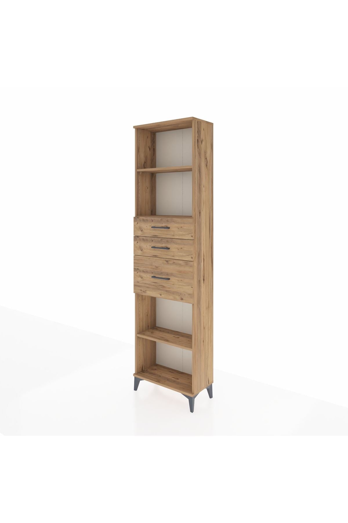 Arges Dolap 3 Raflı 3 Çekmeceli 60x30x221 - S29M239V9A