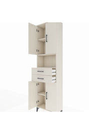 Arges Dolap 4 Raflı 2 Çekmeceli 4 Kapaklı 60x30x221 - S29M240V1A
