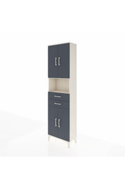 Arges Dolap 4 Raflı 2 Çekmeceli 4 Kapaklı 60x30x221 - S29M240V2A