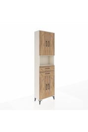 Arges Dolap 4 Raflı 2 Çekmeceli 4 Kapaklı 60x30x221 - S29M240V3A