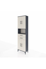 Arges Dolap 4 Raflı 2 Çekmeceli 4 Kapaklı 60x30x221 - S29M240V4A