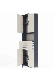 Arges Dolap 4 Raflı 2 Çekmeceli 4 Kapaklı 60x30x221 - S29M240V4A