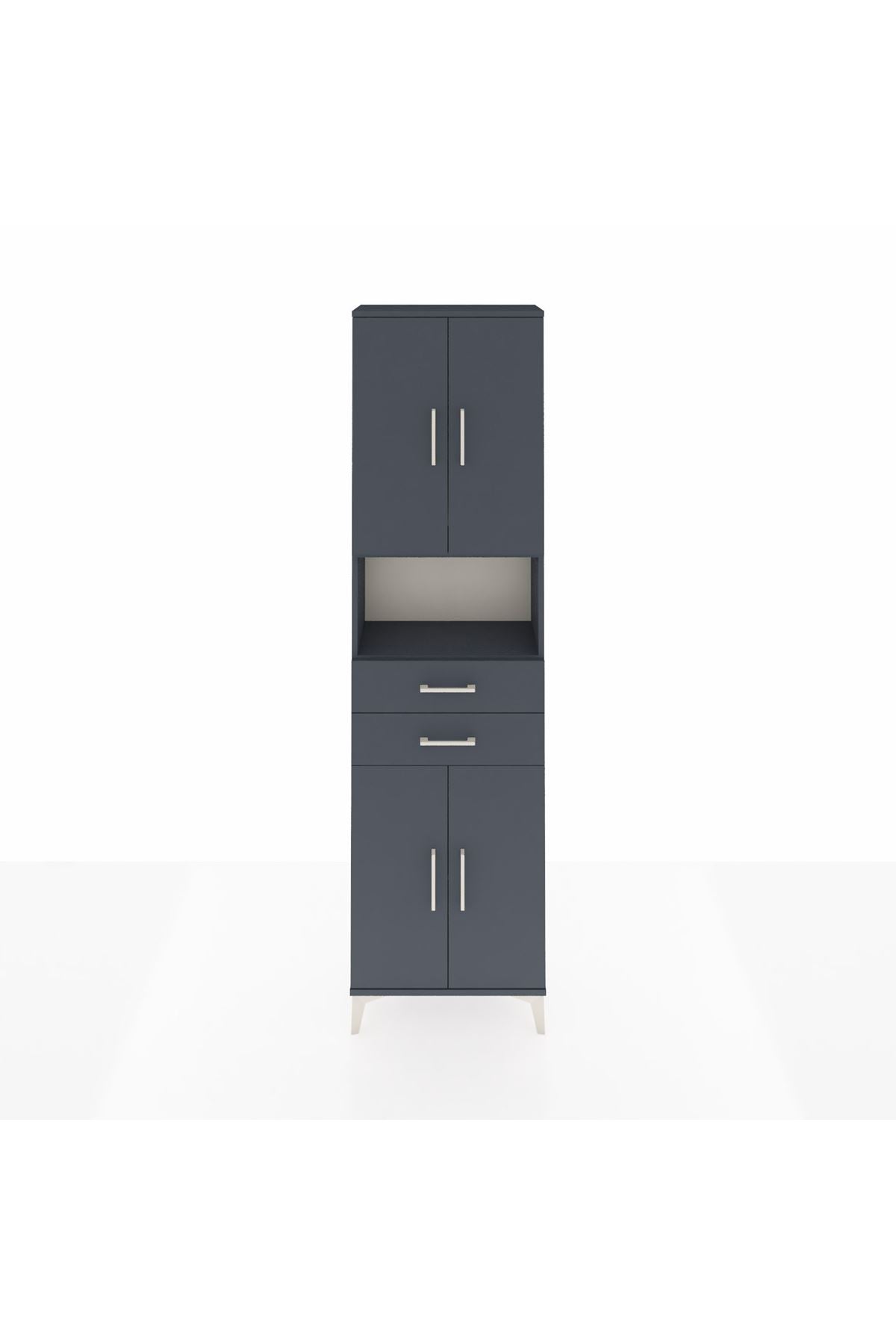 Arges Dolap 4 Raflı 2 Çekmeceli 4 Kapaklı 60x30x221 - S29M240V5A