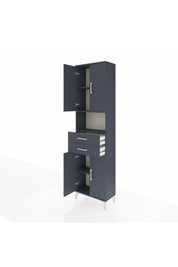Arges Dolap 4 Raflı 2 Çekmeceli 4 Kapaklı 60x30x221 - S29M240V5A