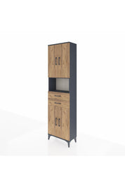 Arges Dolap 4 Raflı 2 Çekmeceli 4 Kapaklı 60x30x221 - S29M240V6A