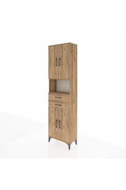 Arges Dolap 4 Raflı 2 Çekmeceli 4 Kapaklı 60x30x221 - S29M240V9A