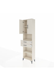 Arges Dolap 4 Raflı 2 Çekmeceli 2 Kapaklı 60x30x221 - S29M241V1A