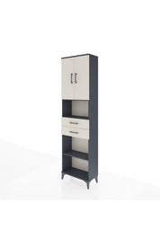 Arges Dolap 4 Raflı 2 Çekmeceli 2 Kapaklı 60x30x221 - S29M241V4A