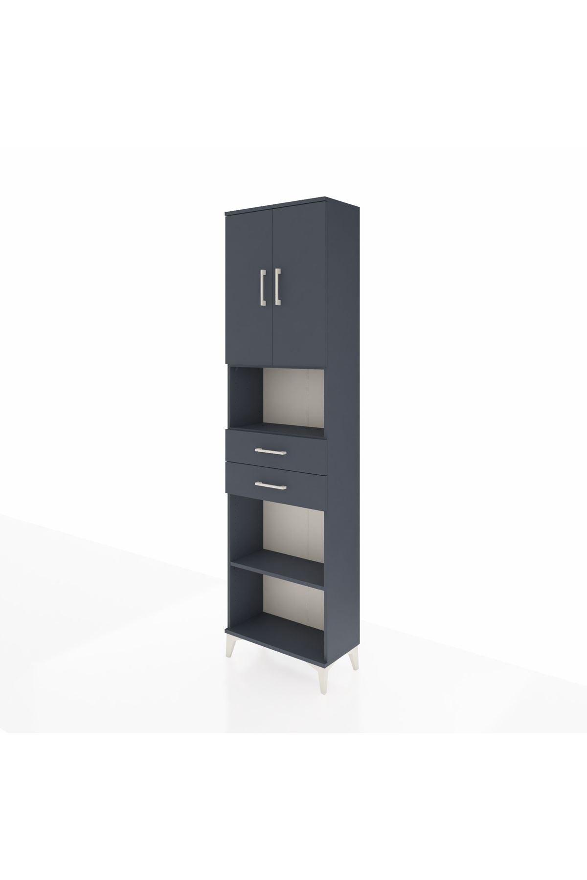 Arges Dolap 4 Raflı 2 Çekmeceli 2 Kapaklı 60x30x221 - S29M241V5A