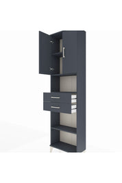 Arges Dolap 4 Raflı 2 Çekmeceli 2 Kapaklı 60x30x221 - S29M241V5A